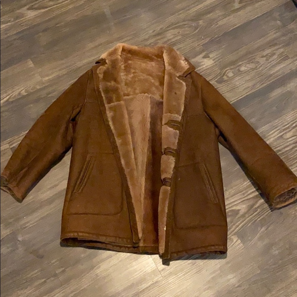 Coziest Leather Coat